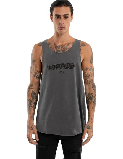 KSCY Harley Davidson Hopper Singlet in Grey