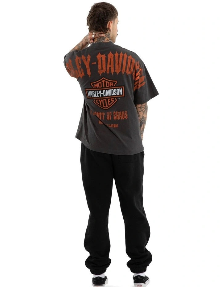 KSCY Harley Davidson Earn Trackpant in Black