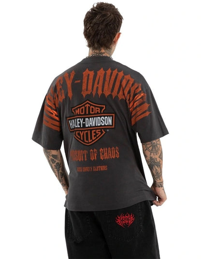 KSCY Harley Davidson Pursuit Street Tee in Black