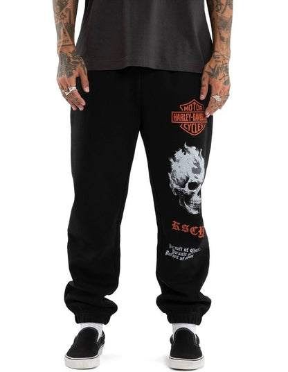 KSCY Harley Davidson Earn Trackpant in Black