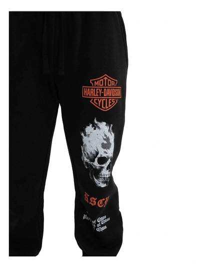 KSCY Harley Davidson Earn Trackpant in Black