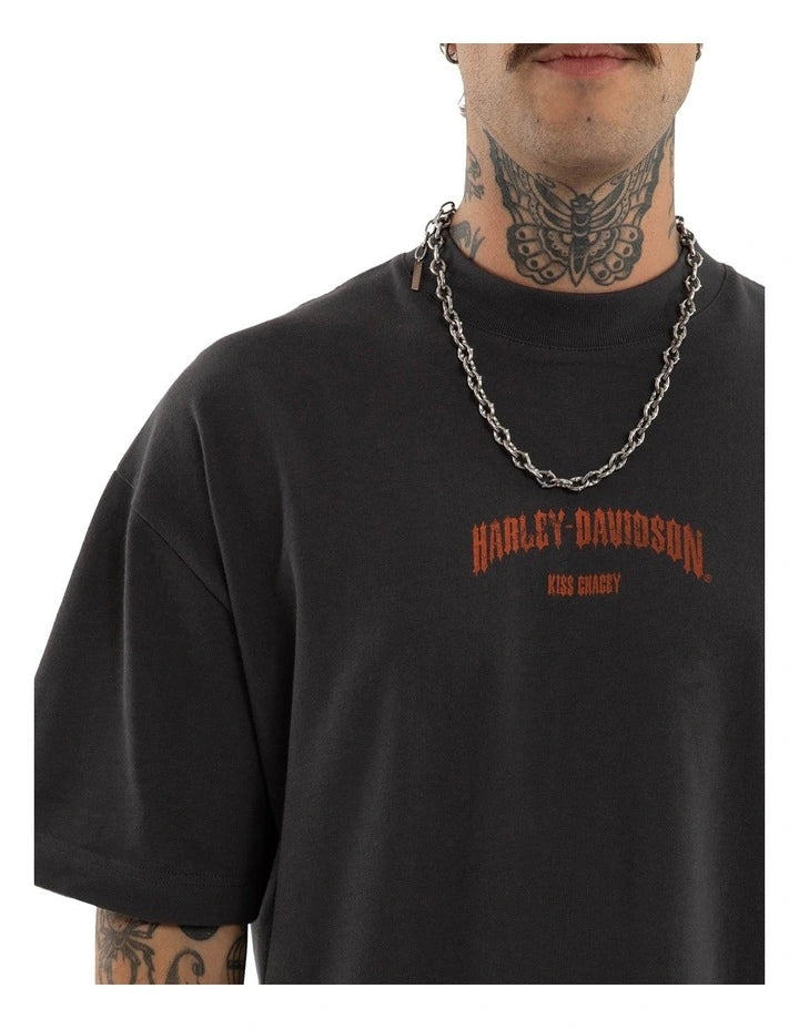 KSCY Harley Davidson Pursuit Street Tee in Black