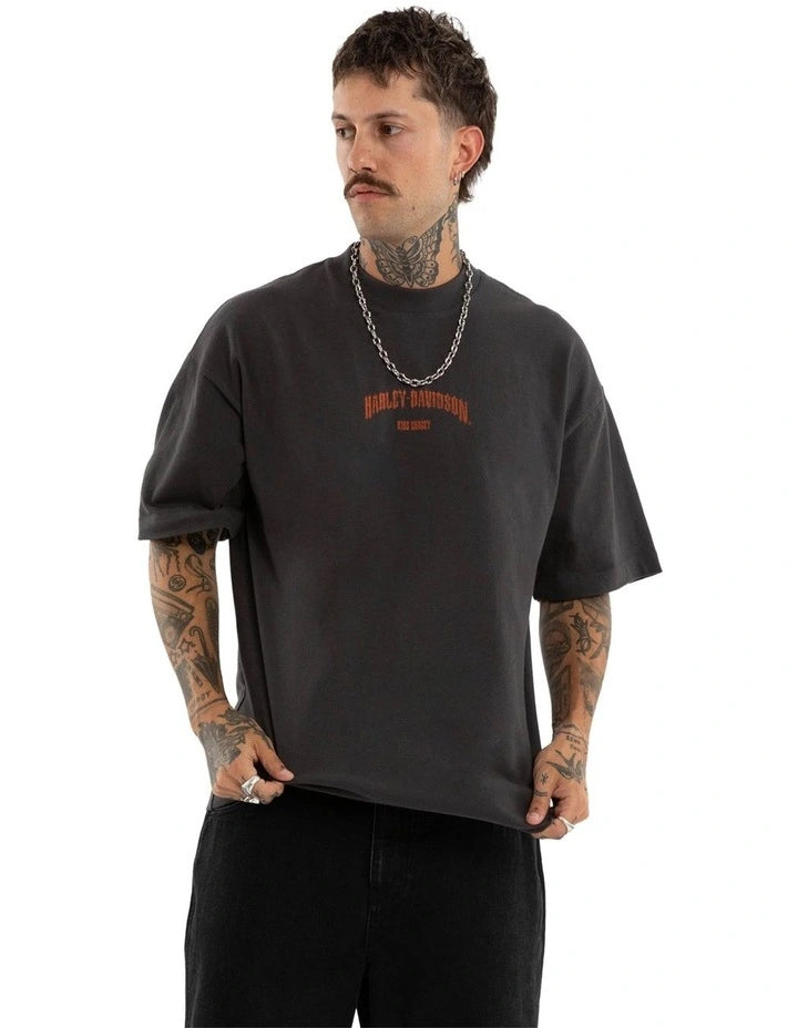 KSCY Harley Davidson Pursuit Street Tee in Black