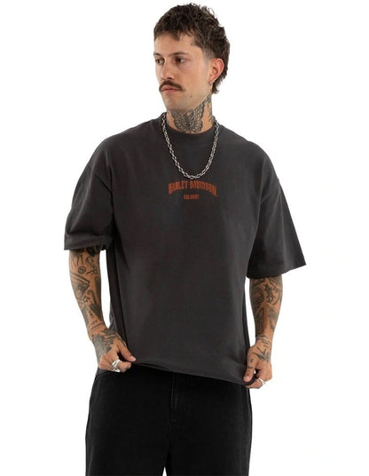 KSCY Harley Davidson Pursuit Street Tee in Black