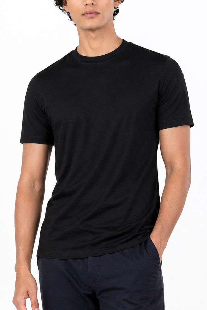 Carbon Lightweight T-Shirt – Organic Cotton (Carbon Black)