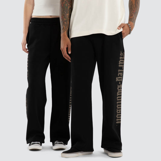 Twin Razor Trackpant Jet Black