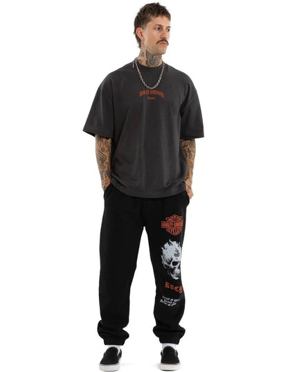 KSCY Harley Davidson Earn Trackpant in Black