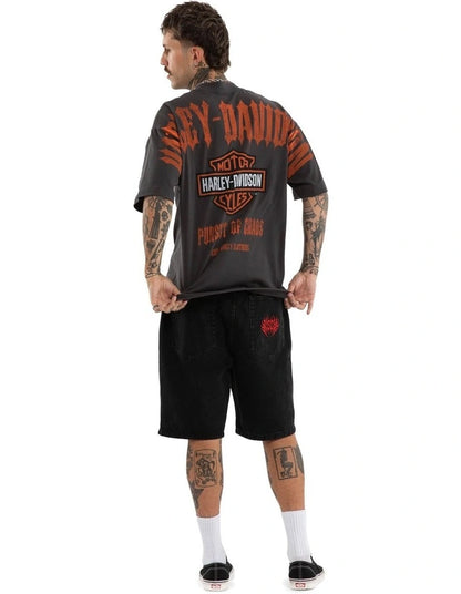 KSCY Harley Davidson Pursuit Street Tee in Black