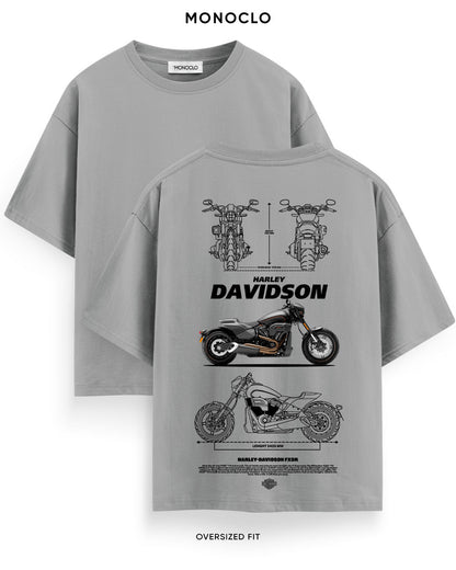 Футболка Monoclo Harley Davidson FXDR Blueprint